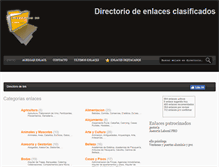 Tablet Screenshot of directoriodelink.com